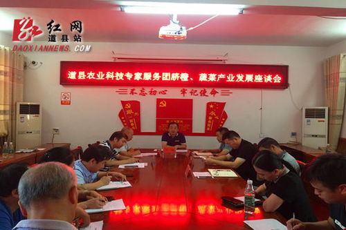 道縣召開農業(yè)科技專家服務團臍橙 蔬菜產業(yè)發(fā)展座談會
